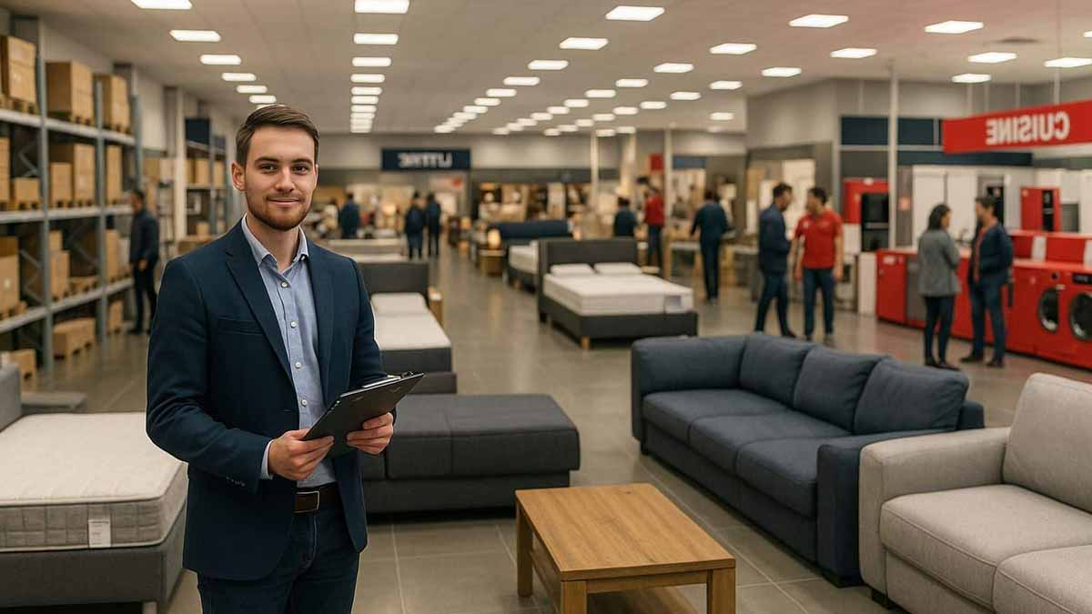 À 26 ans, il gère un magasin BUT