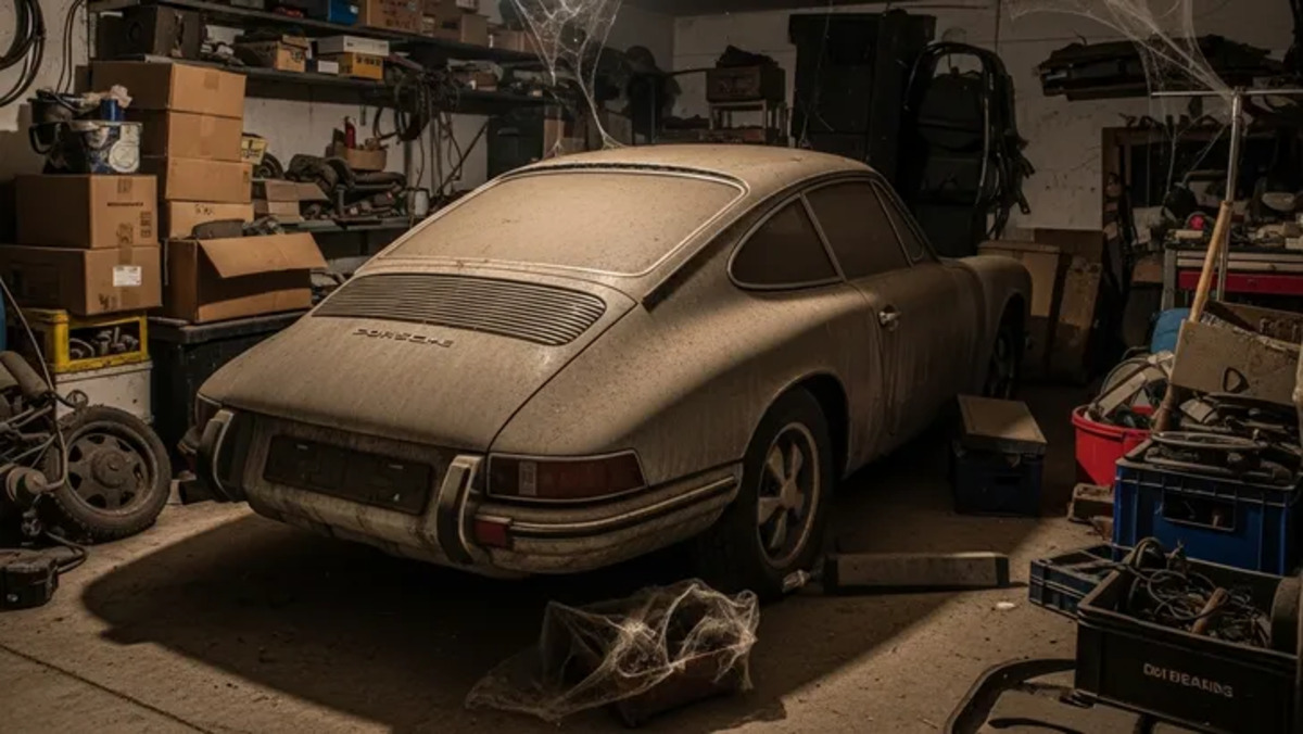 vieille Porsche