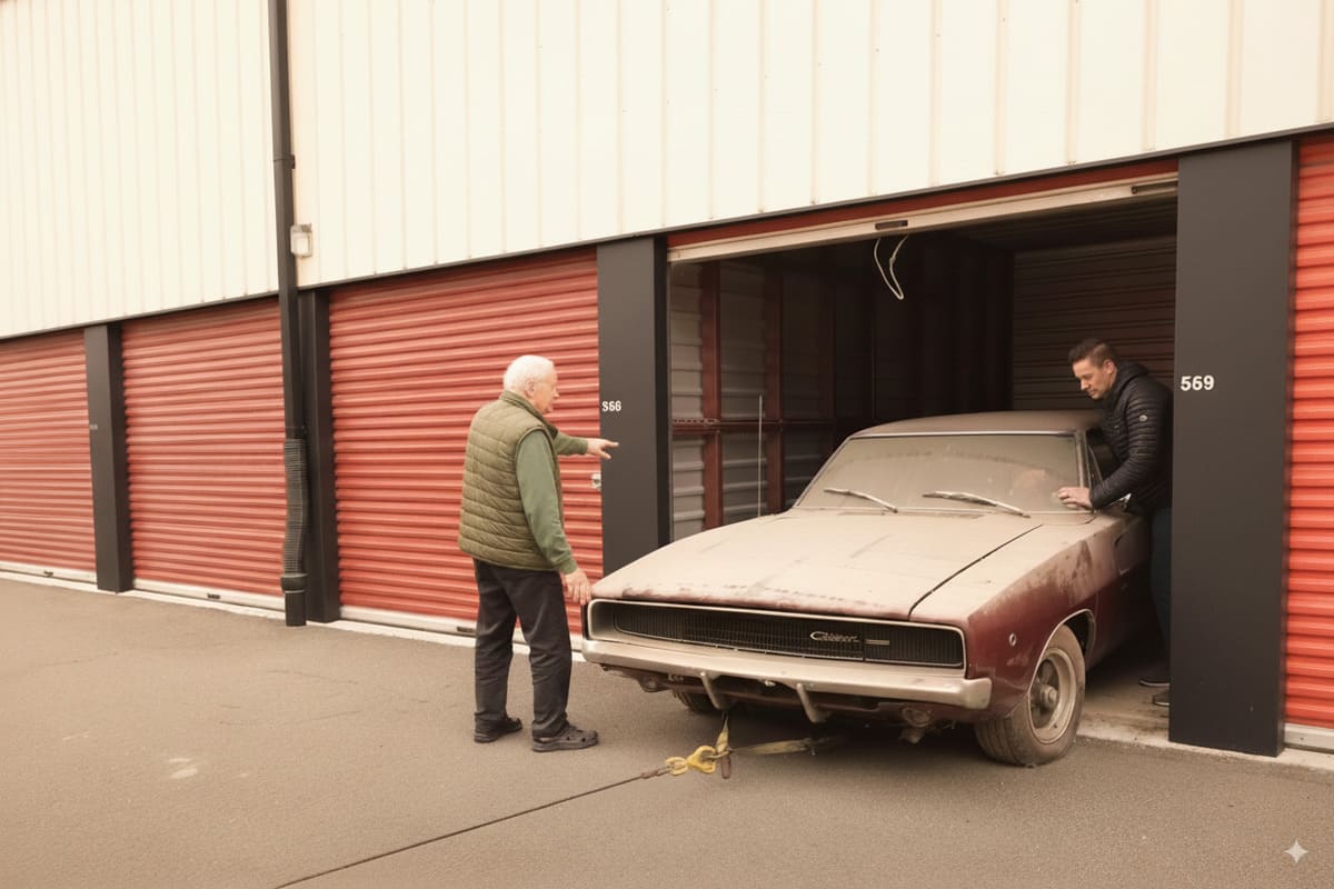 Dodge Charger restée 30 ans au garage à cause de sa femme