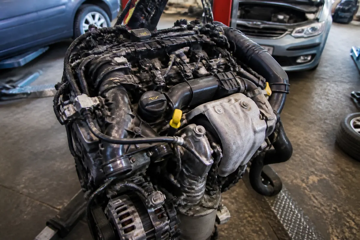 Moteur à l'atelier, entretien essentiel pour durée de vie du moteur 1.2 PureTech 130